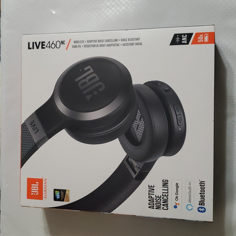 JBL Live 460NC adaptive Noise canceling headphones brand‎ new
